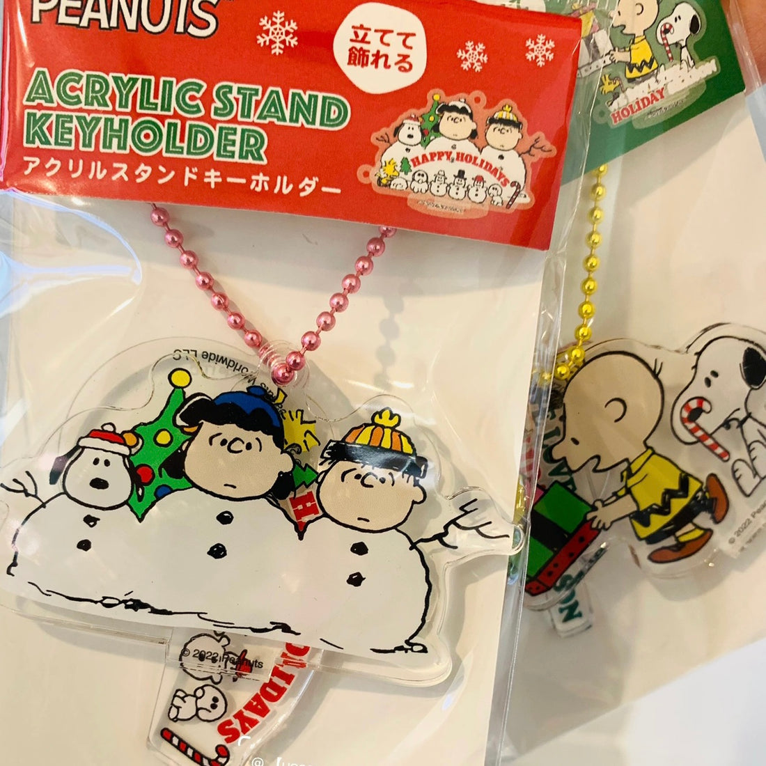 Snoopy|2023圣诞限定彩色立体透明挂件/包挂