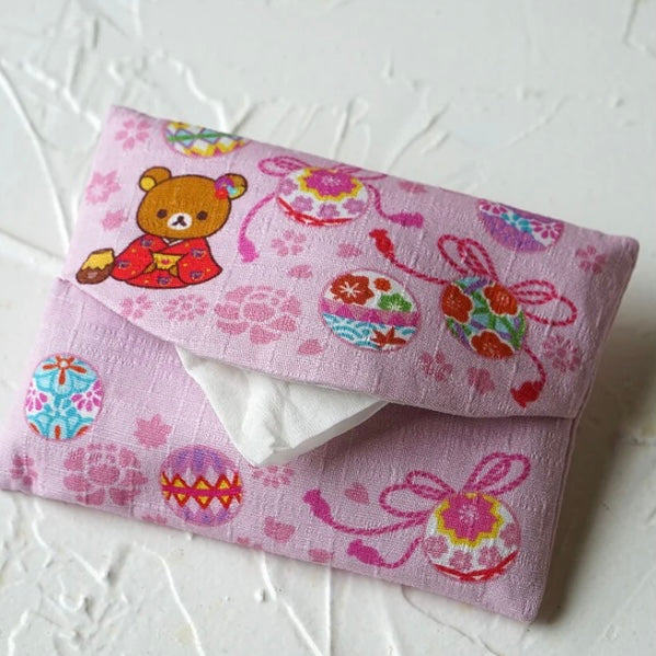 Rilakkuma轻松熊|茶房限定纸巾包/收纳包|约W120×H90(mm)