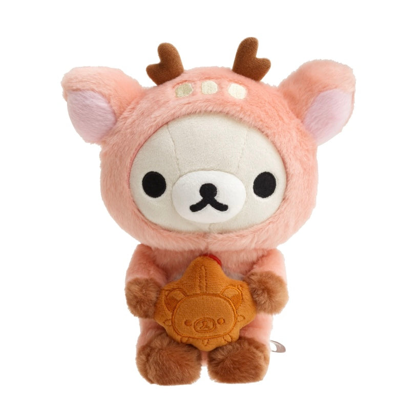Rilakkuma轻松熊|地域限定御守寓意宫岛鹿角玩偶/公仔|約W170×250mm