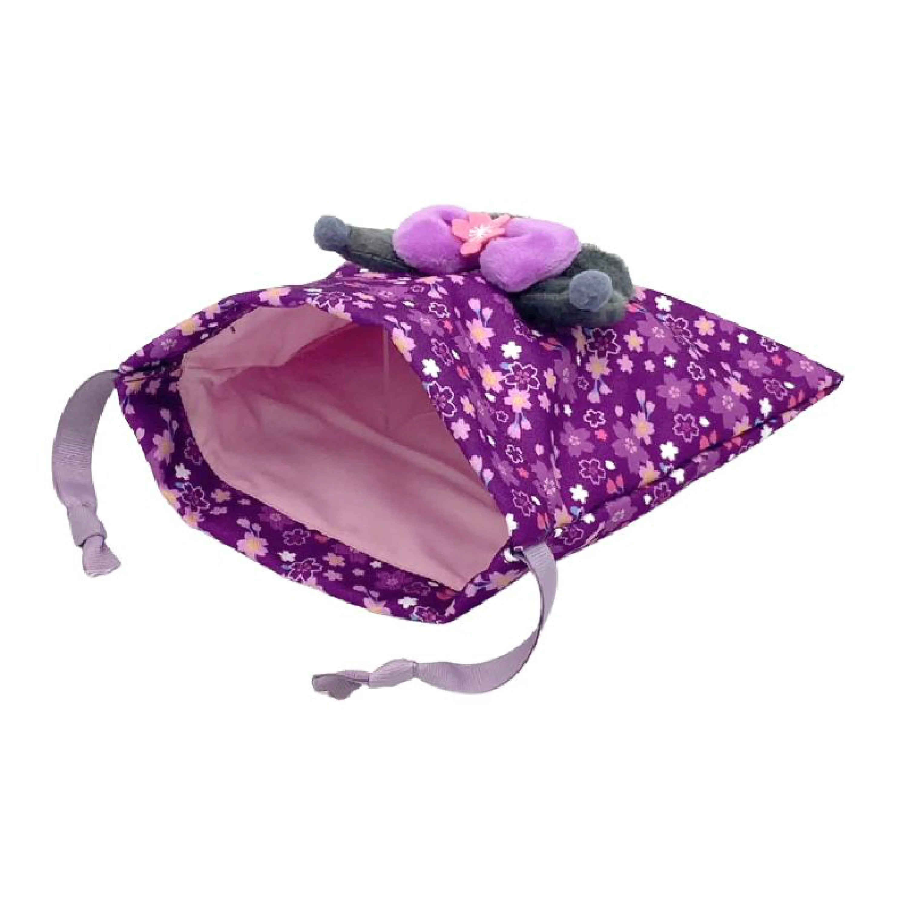 Sanrio|Sakura Kimono Drawstring Pouch|H18×W18×D3cm approx.