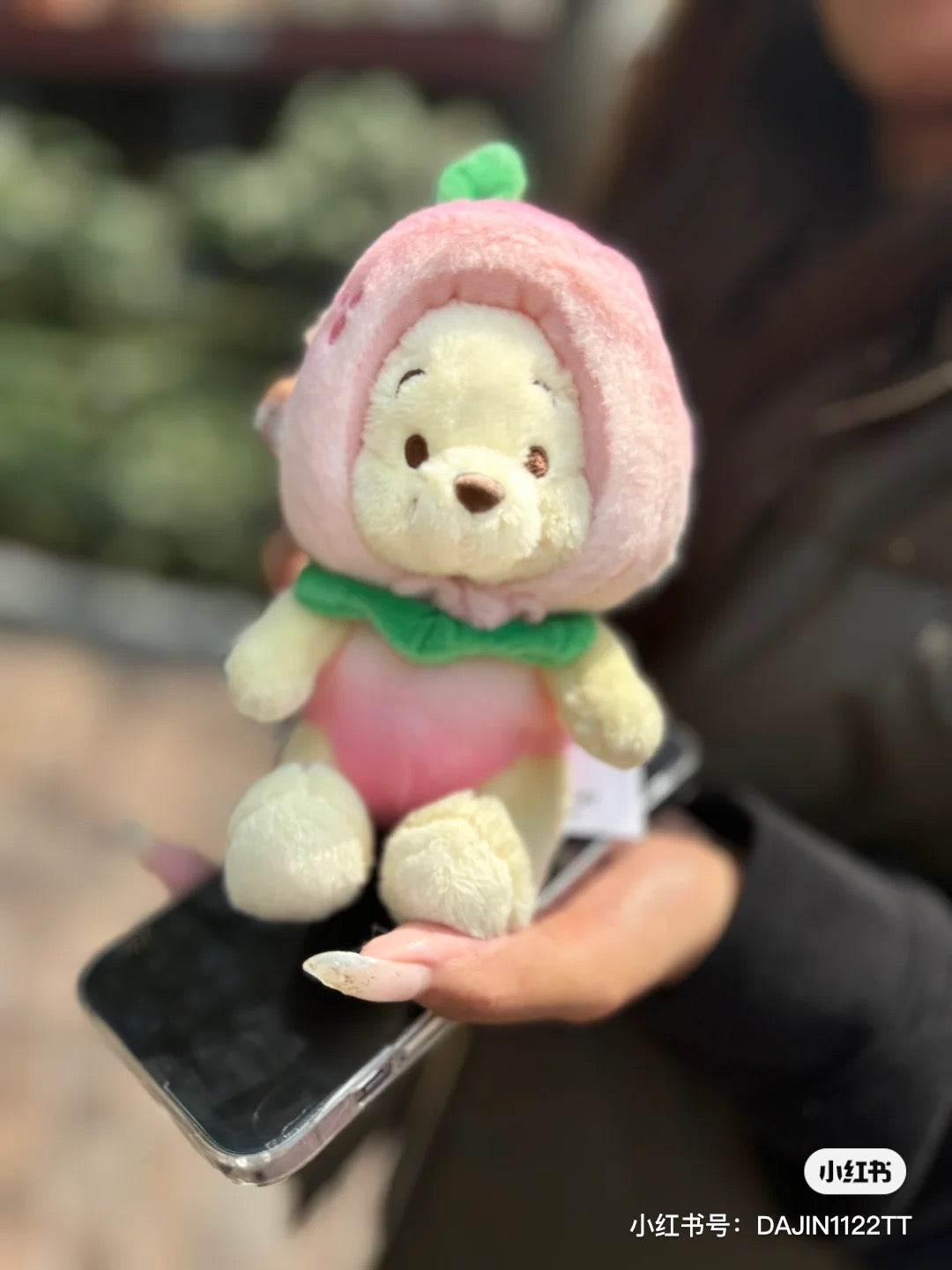 Disney SH|winnie the pooh超柔软mochi水蜜桃噗噗全系列