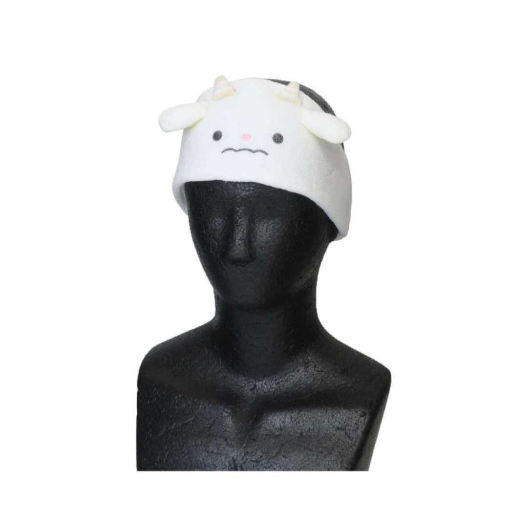 Pokantotan|Hiyatan白色小羊发带|約250x100x20mm