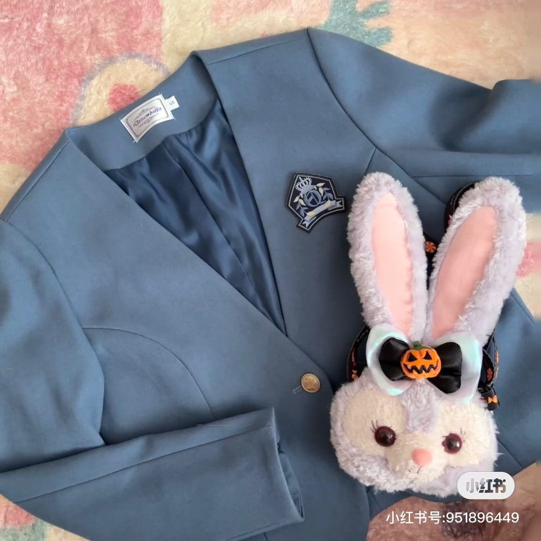 Disney SH|上迪万圣节限定可爱脸型毛绒斜挎零钱包/卡包