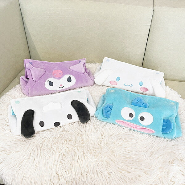 sanrio三丽鸥|可爱角色毛绒纸巾盒|约13cm×24cm×14cm