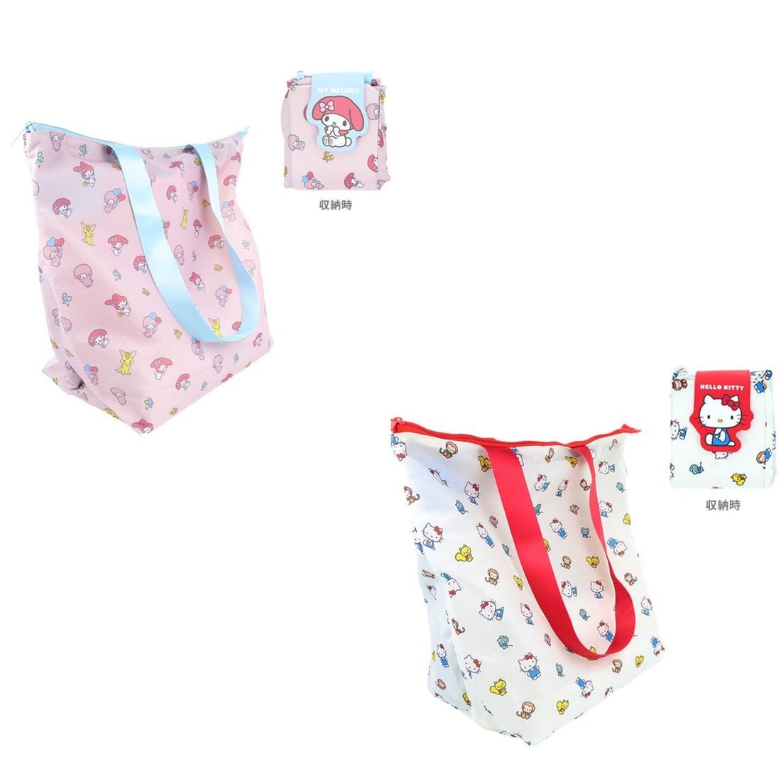 Sanrio|3-room gusseted eco bag