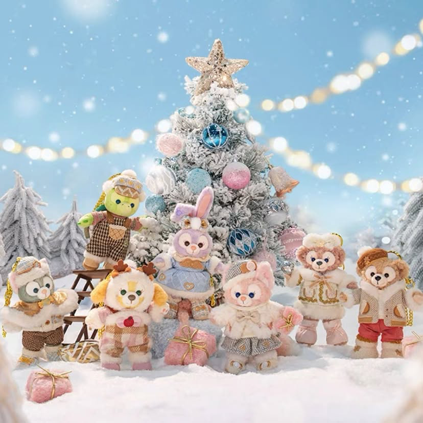 Disney SH |冬日系列站姿毛绒玩偶挂件/包挂