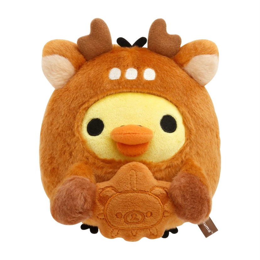 Rilakkuma轻松熊|地域限定御守寓意宫岛鹿角玩偶/公仔|約W170×250mm