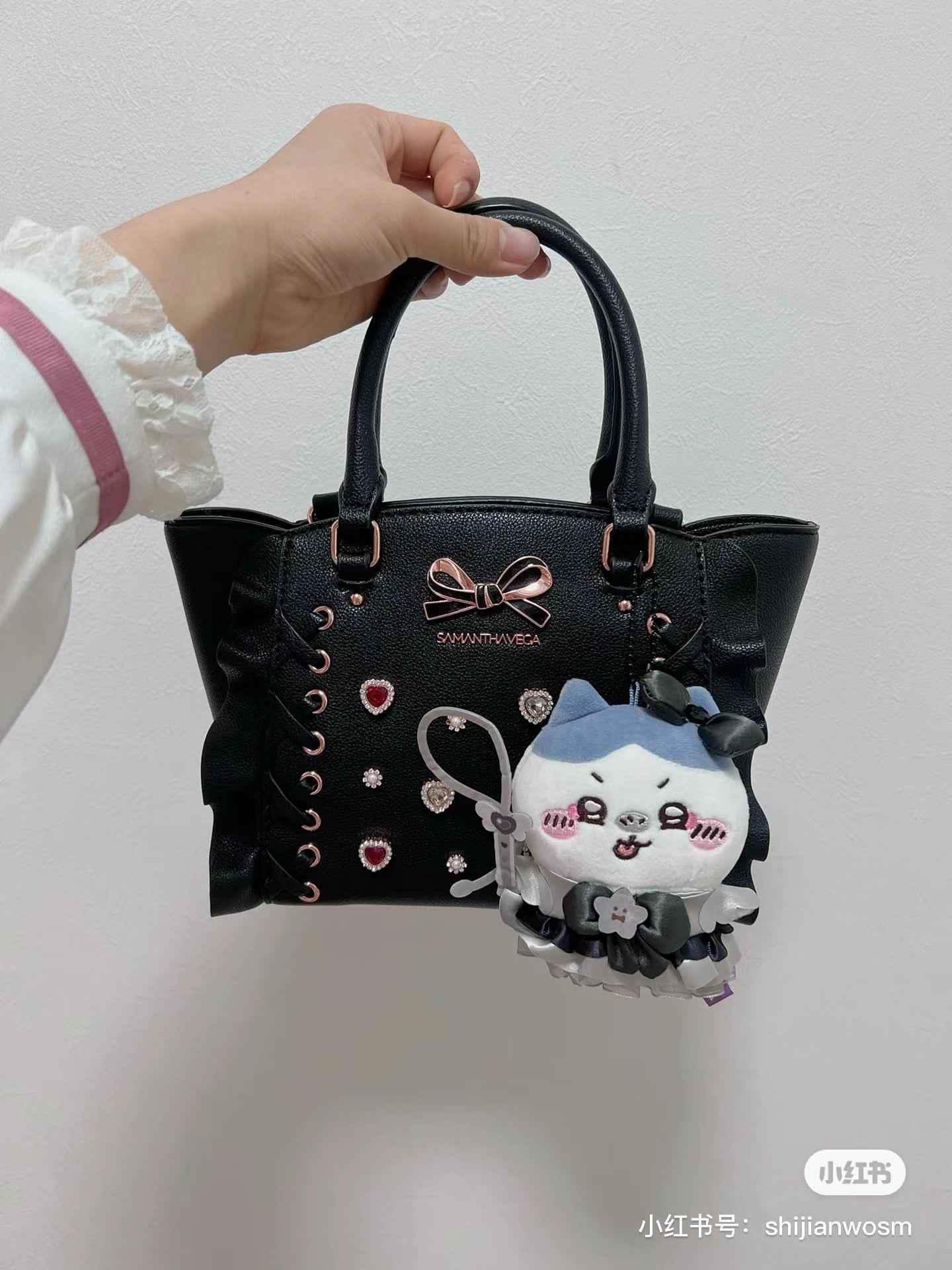 【limit 1】Chiikawa 吉伊卡哇|Magical Chikawa Magical Charge Mascot三代黑魔法少女毛绒玩偶挂件/包挂|約H160 x W110 x D60mm