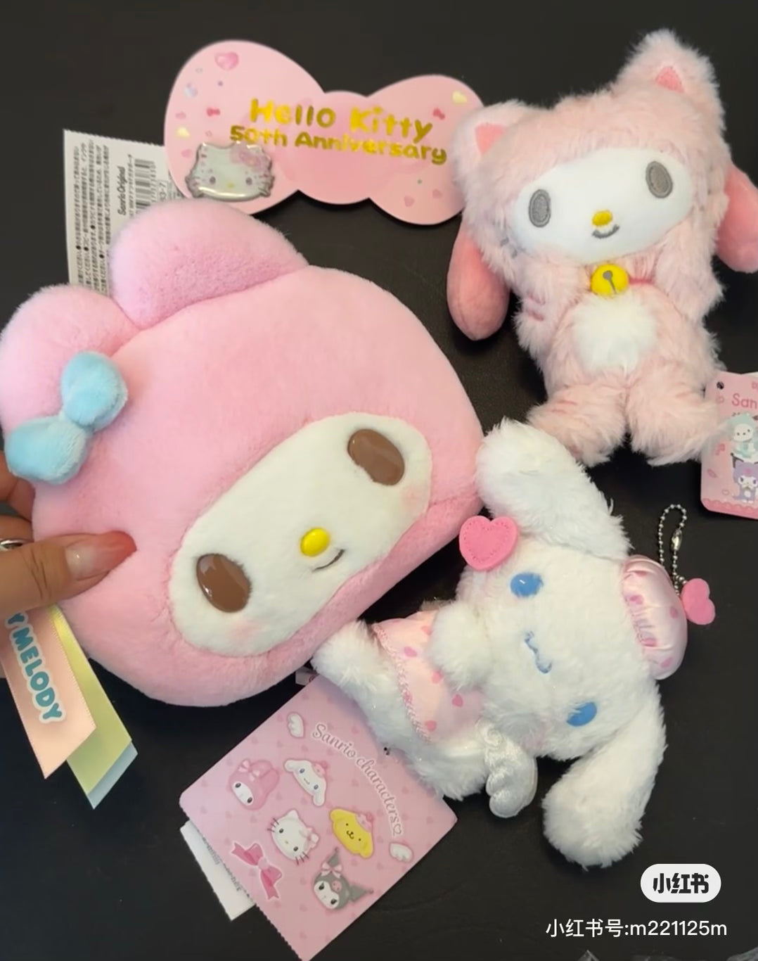 Sanrio|Character Award 2024 Face-shaped Pouch with Window|18×7×12.5cm approx.