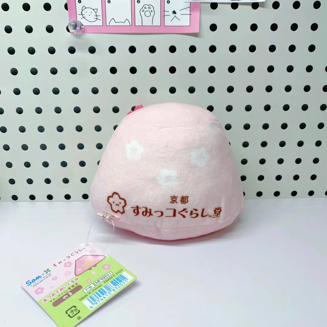Sumikko gurashi角落生物|銀閣寺樱花富士山大手玉/公仔/玩偶|全高約9cm