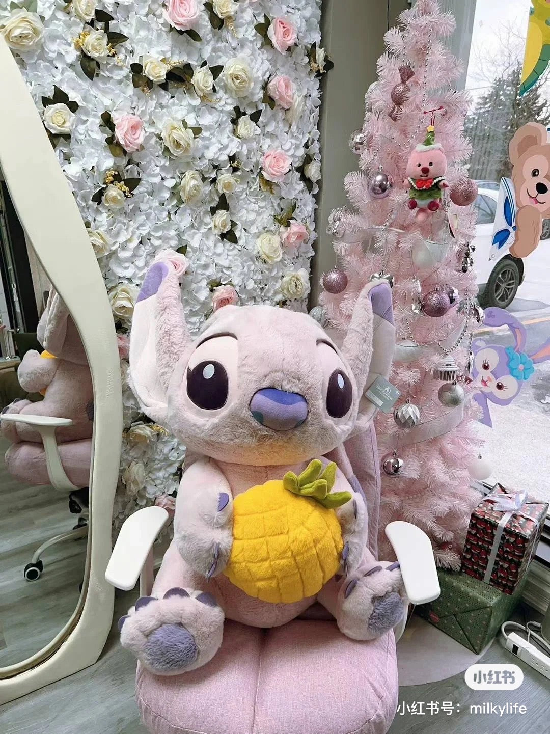 Disney SH|抱抱菠萝超大史迪仔公仔/玩偶