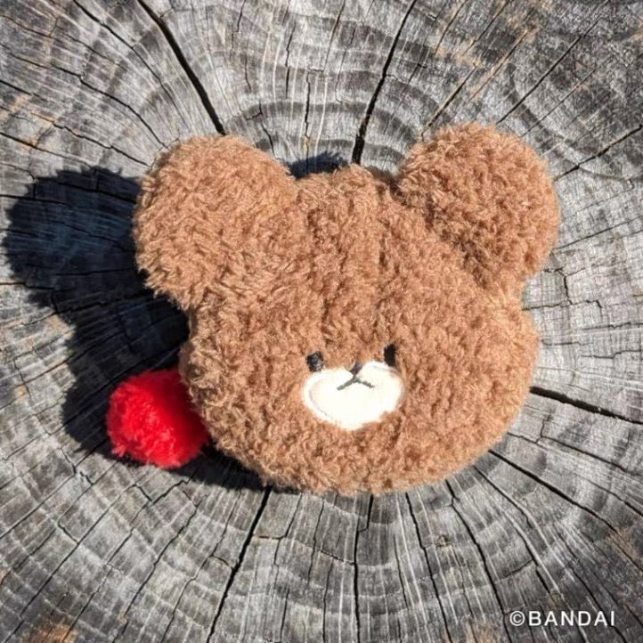 The bear’s school上学熊|学院限定小熊毛绒零钱包/挂件/小苹果拉链|約110x80x40mm