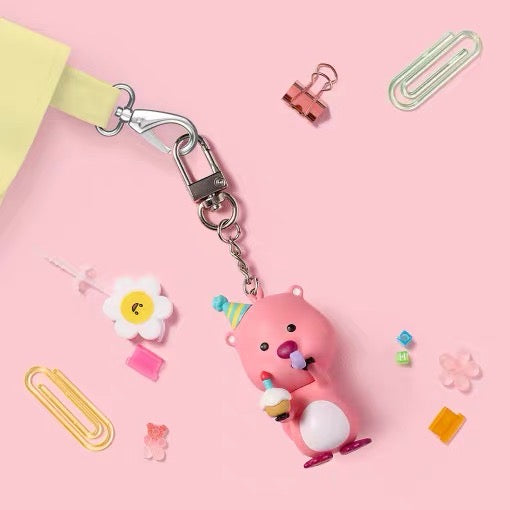 Loopy小海狸|露比生日帽吹蜡烛挂件/钥匙扣/包挂