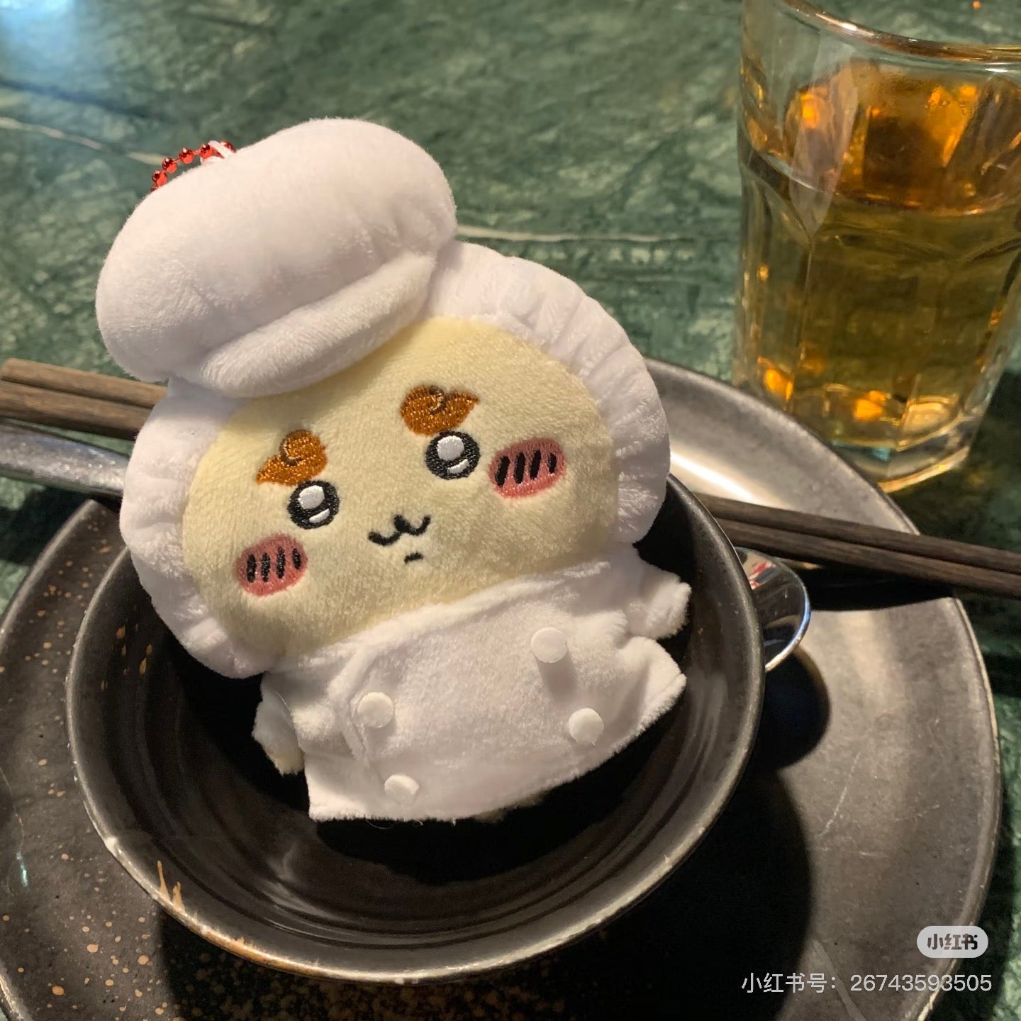 chiikawa|Restaurant Chef Mascot Holder /Plush Keychain|120×85×50mm approx.