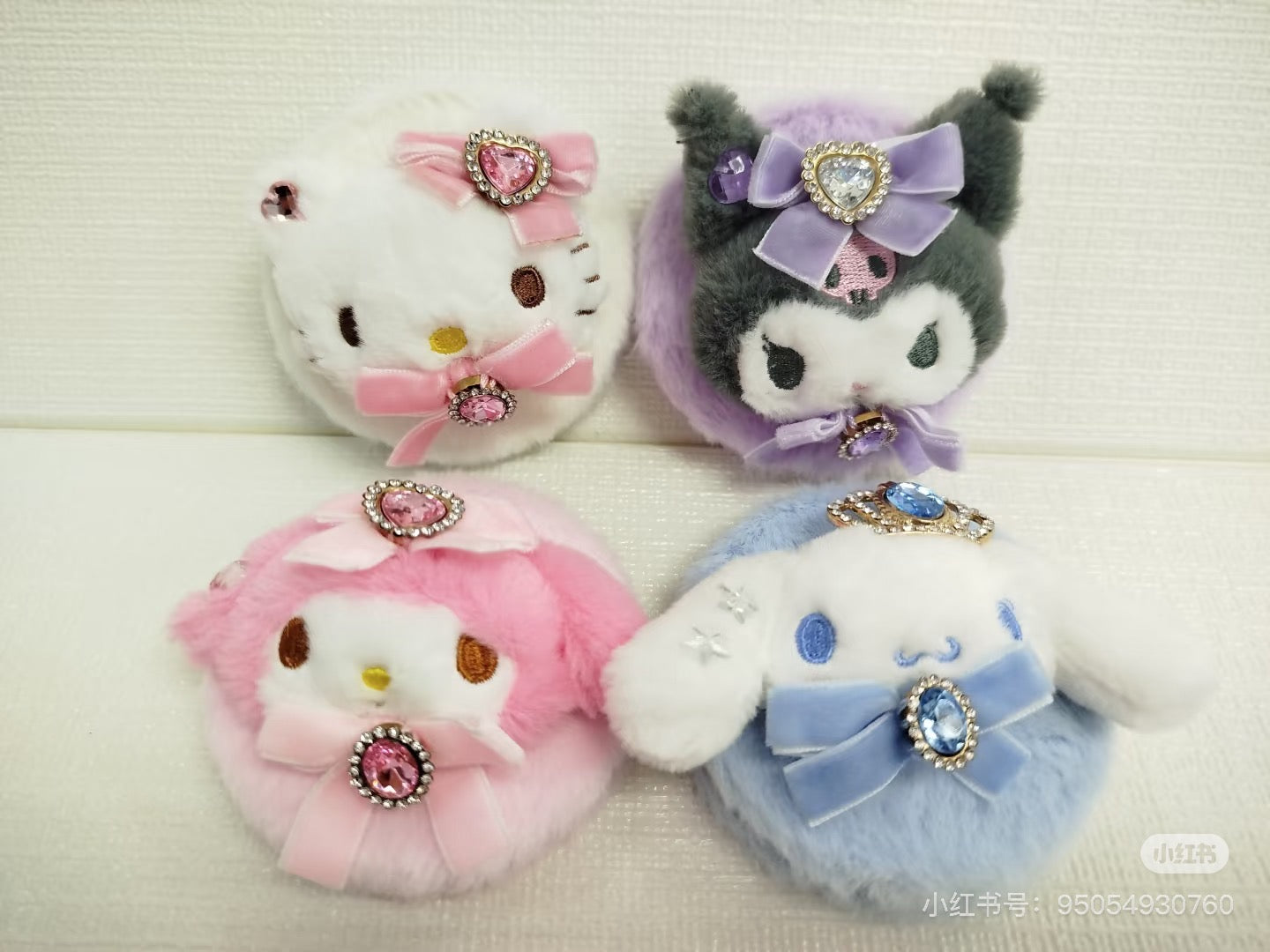 Sanrio|Mascot Stone Ribbon Original 2-sided Compact Mirror|7.5×1.5×7.5cm approx.