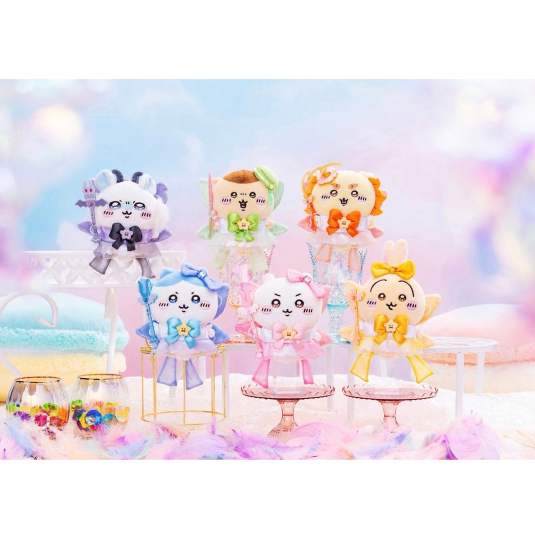 【限购1】Chiikawa|Super Magical Chiikawa Power Up Mascot Holder /Plush Keychain|H125 × W115 × D60mm approx.