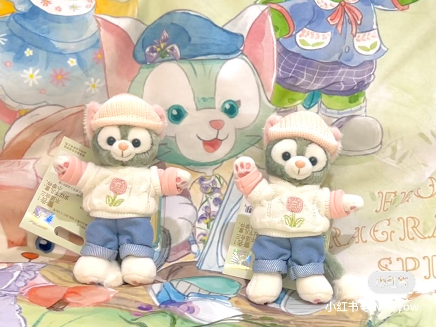 Disney SH|春日达菲和朋友们系列站姿挂件/包挂