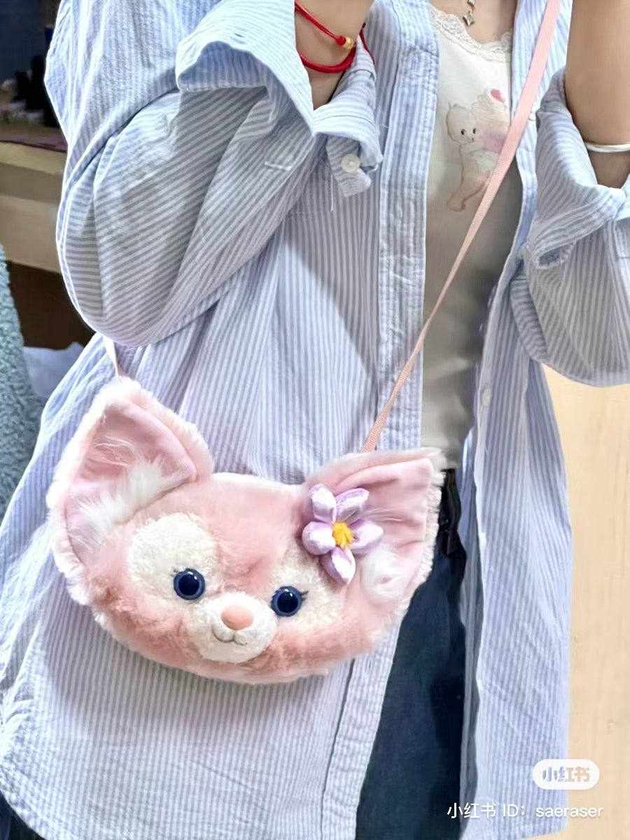 Disney HK|linabell玲娜贝儿大脸斜挎包/卡包位