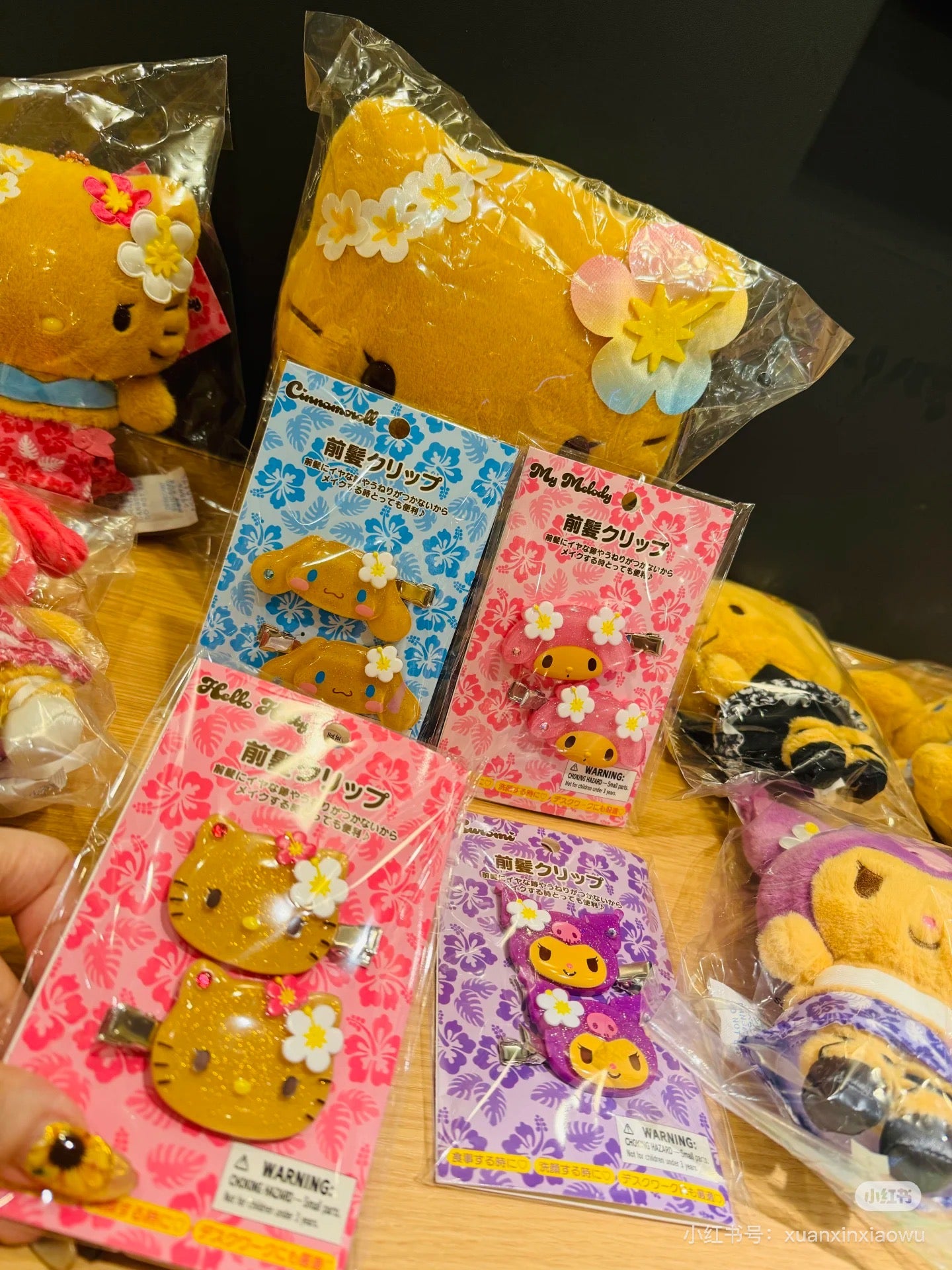 【limit 2】Sanrio|Endless Summer Vacation Hair Clip Set|2 piece