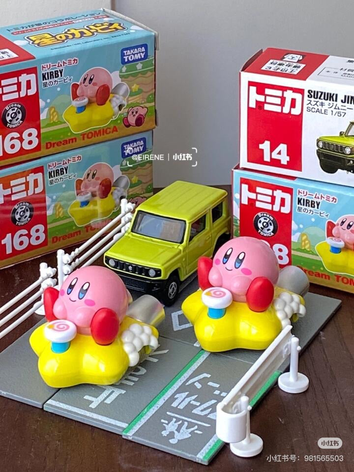 Tomica|Dream Tomica多美卡星之卡比玩具汽车/摆件|约7.8 x 4.2 x 4 cm