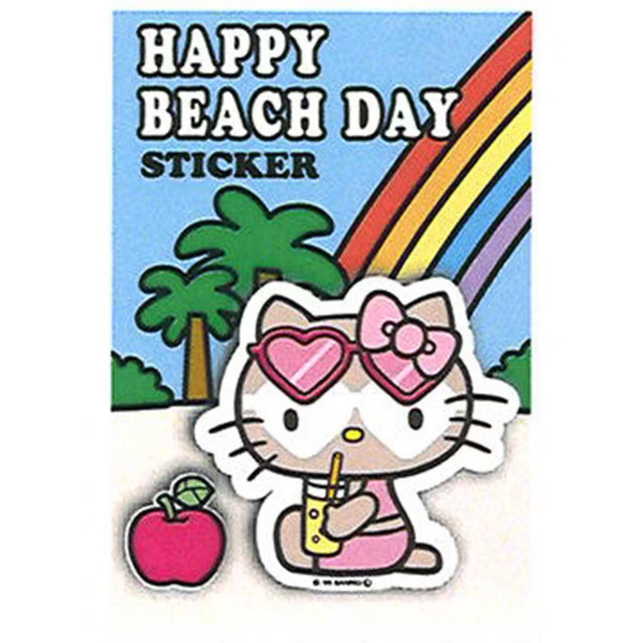 Sanrio|Hello Kitty Happy Beach Day Sticker|W7.5cm H11cm approx.