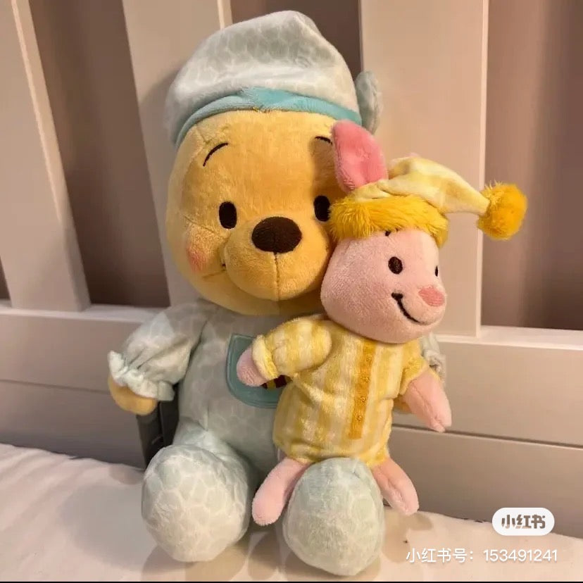 Disney SH|甜梦睡衣睡帽噗噗抱皮杰玩偶/公仔
