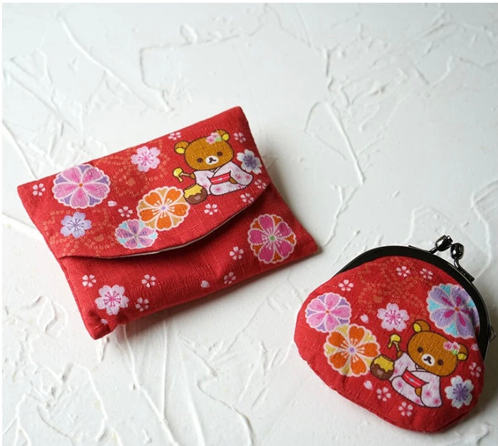 Rilakkuma轻松熊|茶房限定小款口金包|约W90xH80(mm)