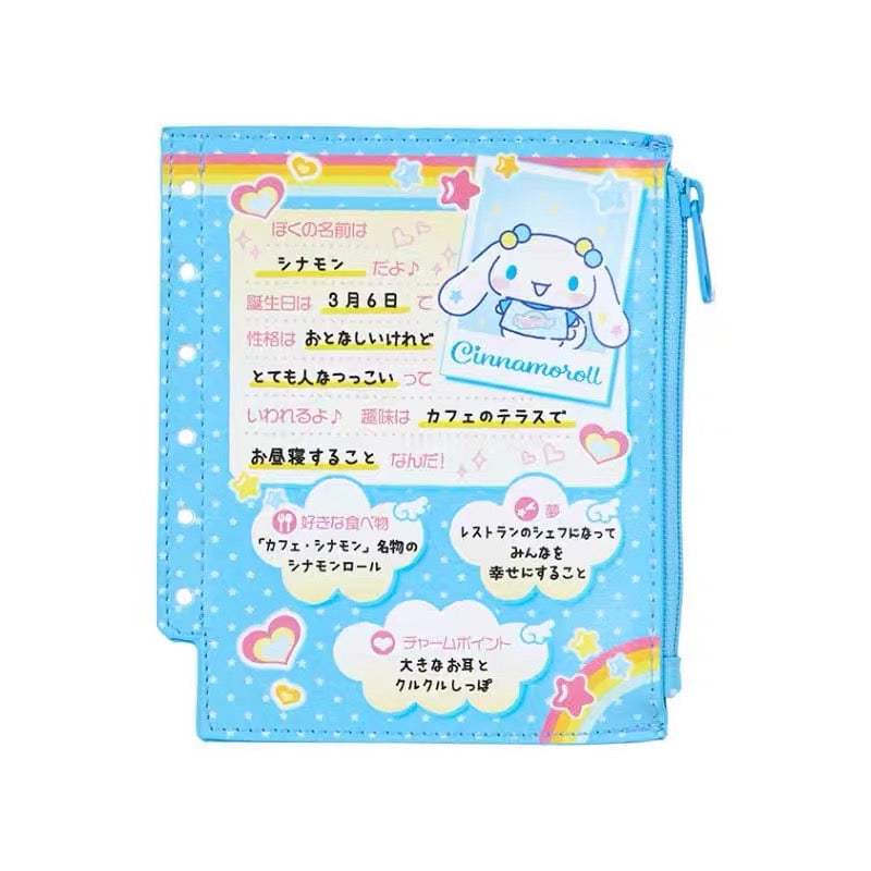 Sanrio|Nostalgic Profile Book Mini Pouch |12×0.8×14cm approx.