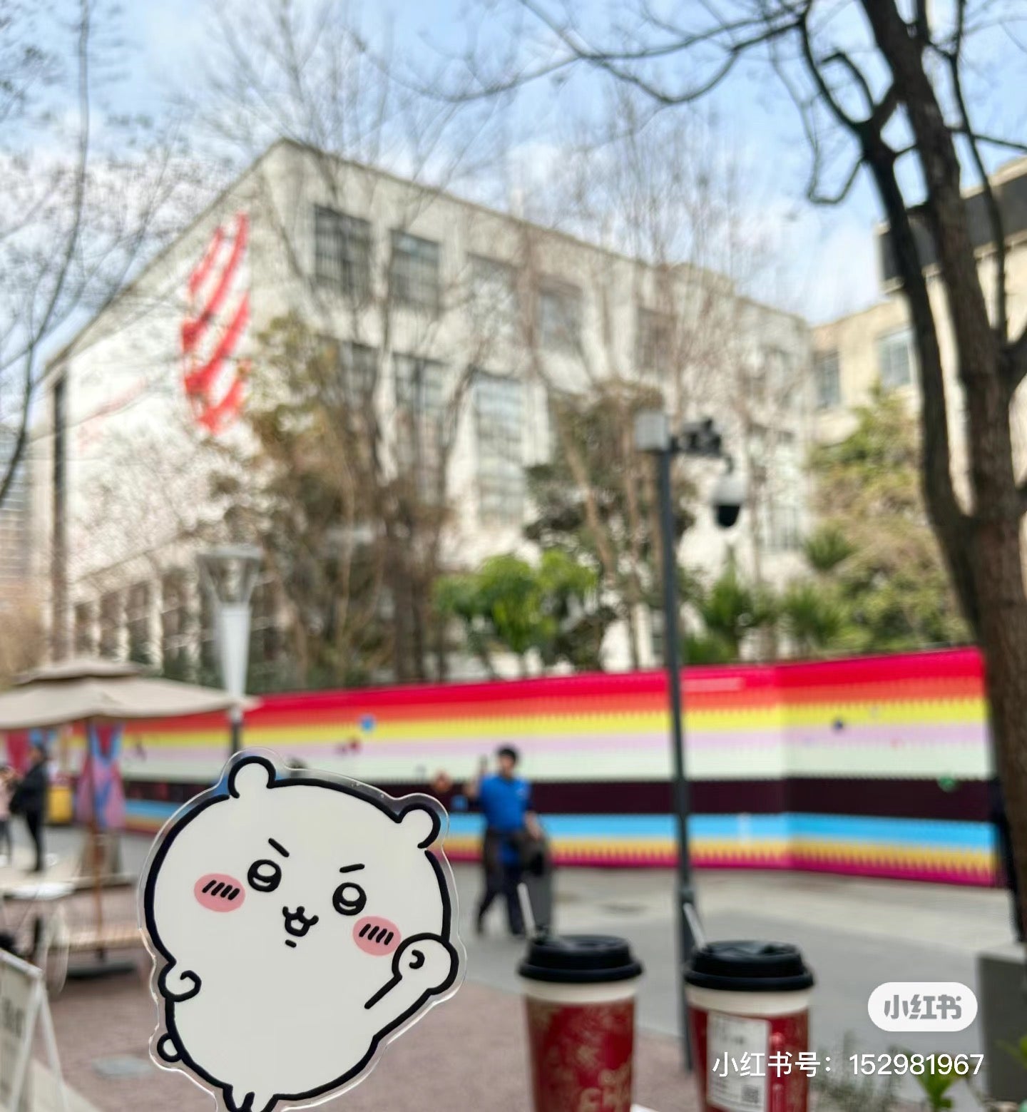 Chiikawa 吉伊卡哇|可爱角色自拍棒|約H115×W77×D7mm