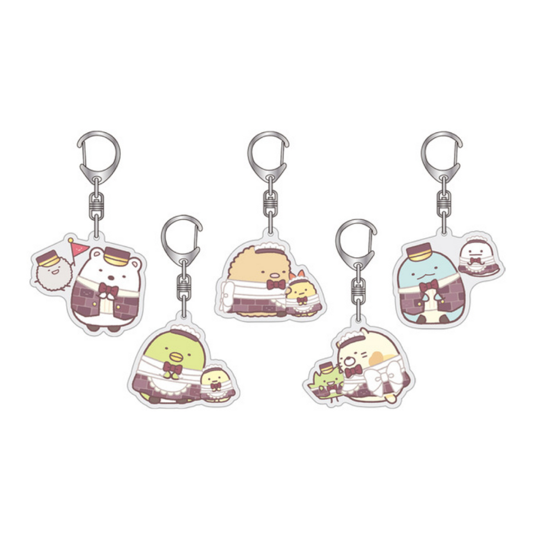 Sumikko gurashi角落生物|key chain女仆装系列亚克力钥匙扣