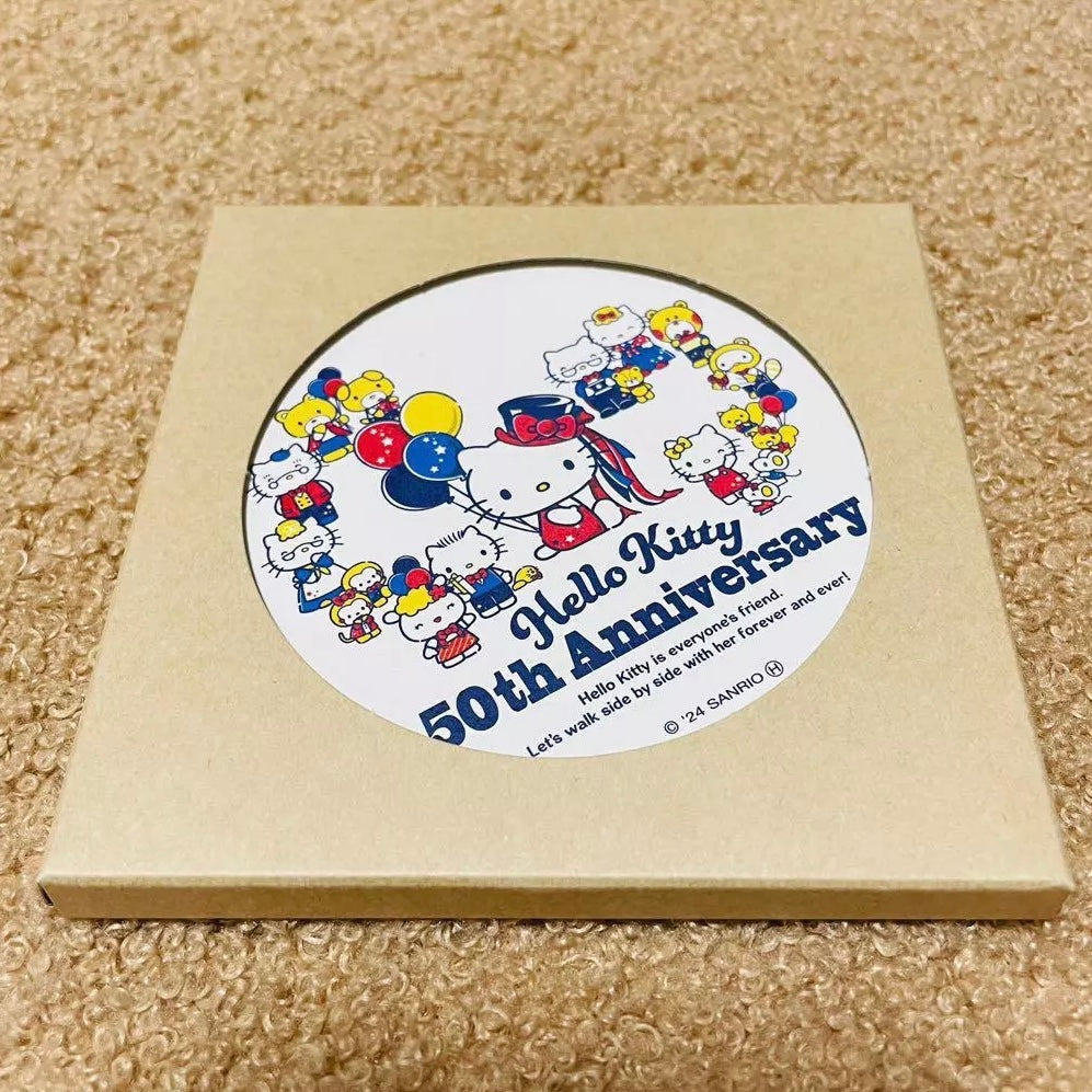 Sanrio|50周年限定Hello Kitty一直在你身边系列杯垫|约200×20mm