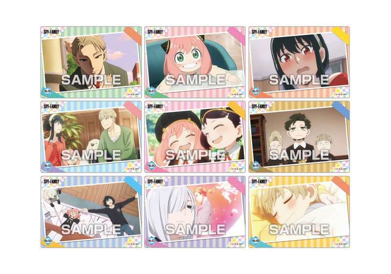 Bandai|Spy Family Figure间谍过家家Clear Card Collection(附香口糖)/全32种|1包