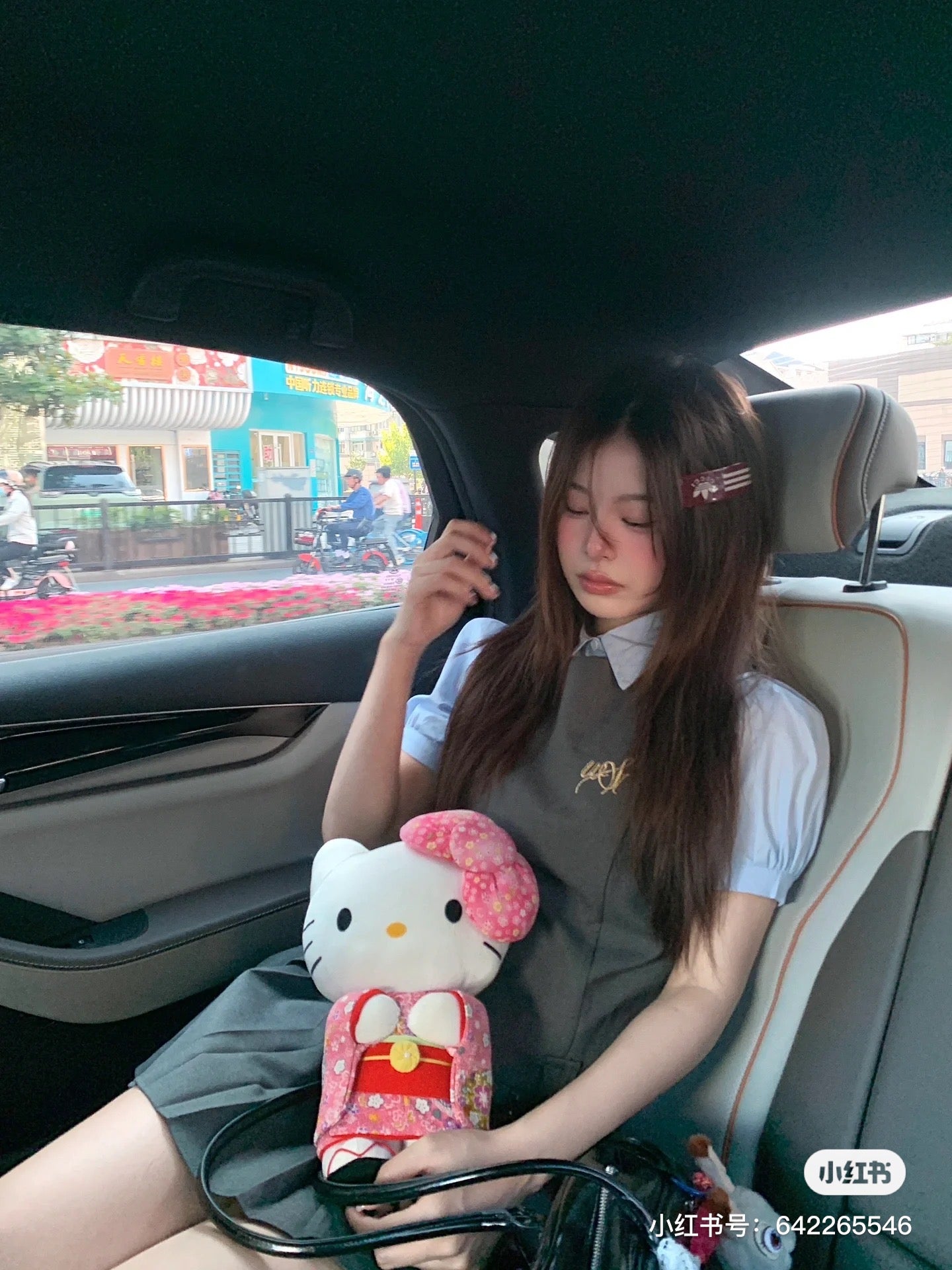 Sanrio三丽鸥|和服Hello kitty玩偶/公仔|高约20cm