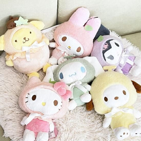 Sanrio|Pastel Fruits Cape Plush Dolls/Plush Toy|S/12.0 x 21.0 x 20.0cm approx.