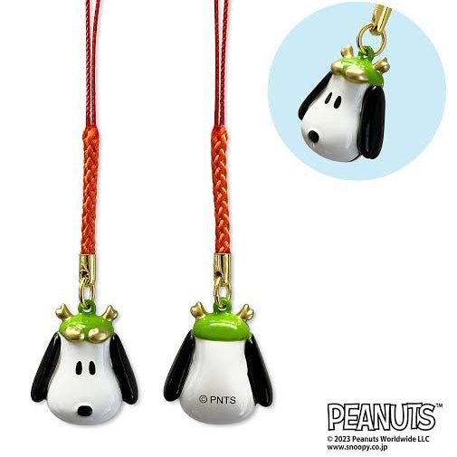 Snoopy|2024龙年开运铃铛挂件|約2.8×2.5cm