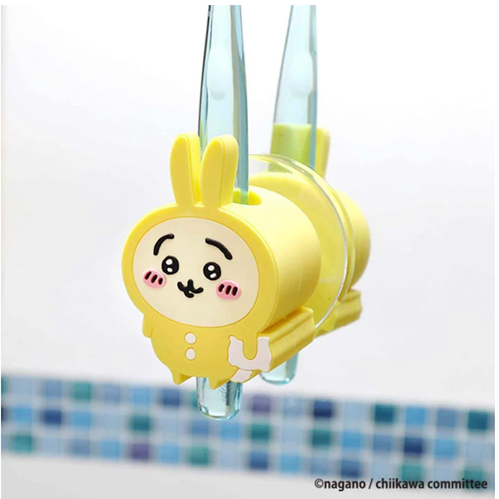 Chiikawa 吉伊卡哇|可吸式防水牙刷架/笔架/桌面收纳架|約H92×W56×D45mm