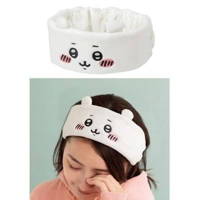 chiikawa|Become a hairband that can change可爱角色大脸毛绒发带|約80mm