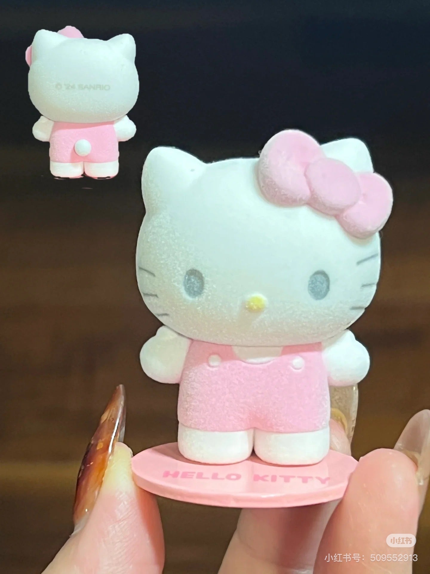 Sanrio|Secret Mascot - Pitatto Friends Photo Blind Box多巴胺格纹系列可爱角色磁吸植绒盲盒/全8种|1枚入