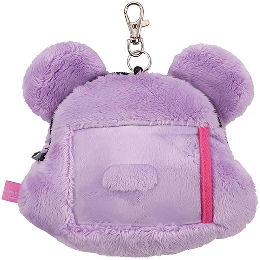 Sanrio|Plush Zipper Pass Case Charm with Reel|165 x 140 mm approx.