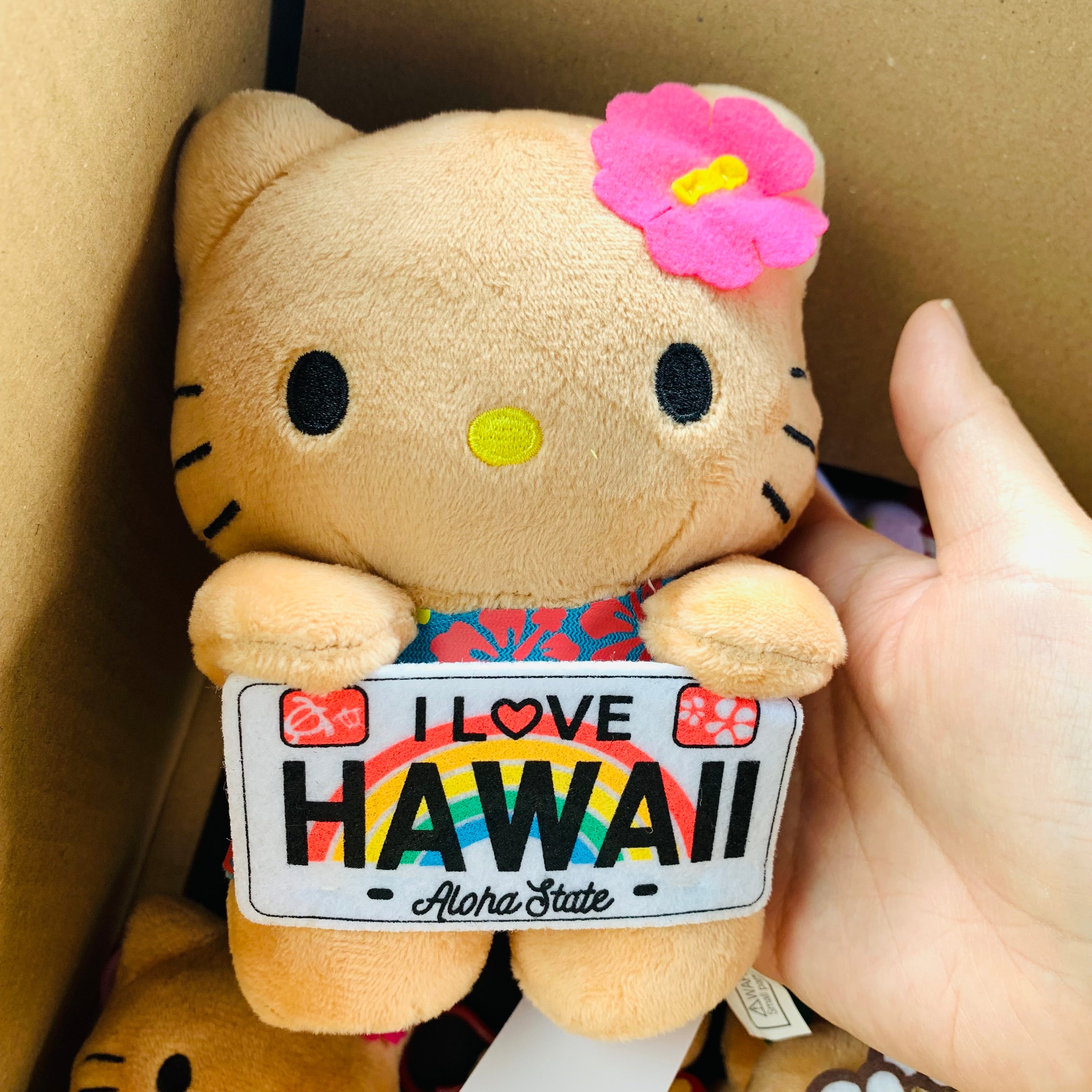 HelloKitty凯蒂猫|HAWAII夏威夷黑皮kitty限定玩偶/公仔