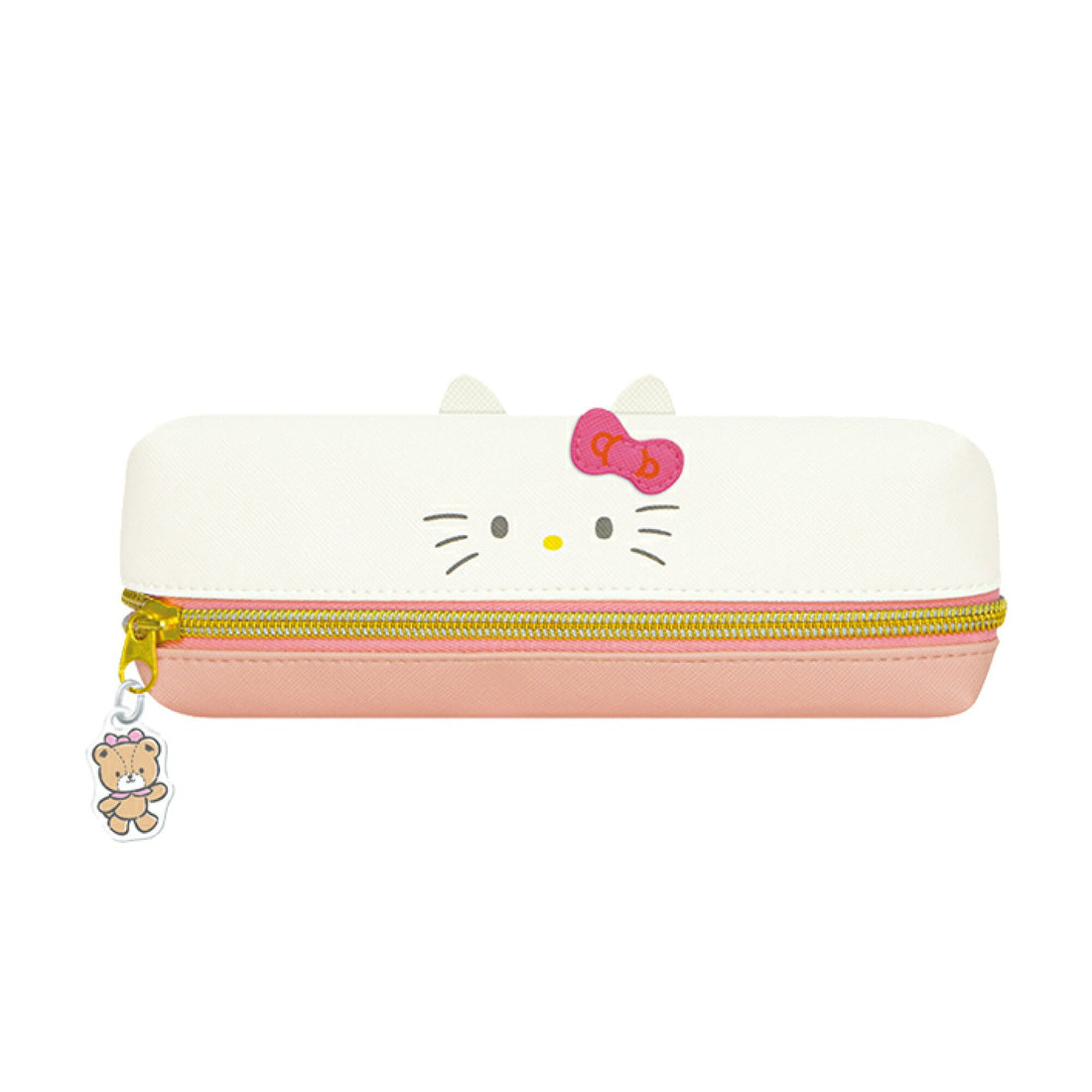 Hello kitty凯蒂猫|限定西瓜kitty日式条纹笔袋/铅笔盒|约W190×H45×D75mm