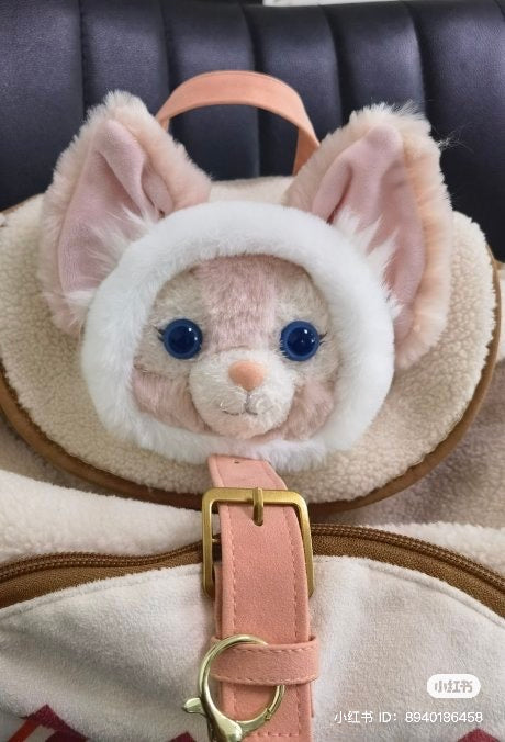 Disney SH|小小梦想家系列毛茸茸贝儿多功能双肩包/书包/大容量耐装