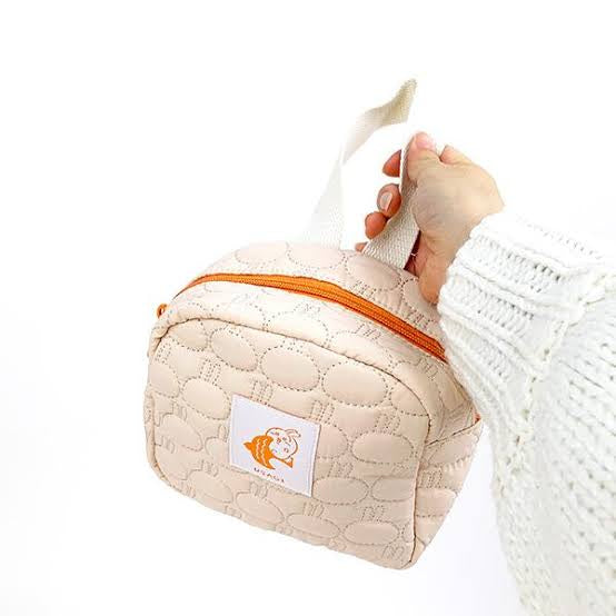 Chiikawa 吉伊卡哇|布制手持式化妆包/收纳包|約W170×H150×D80mm