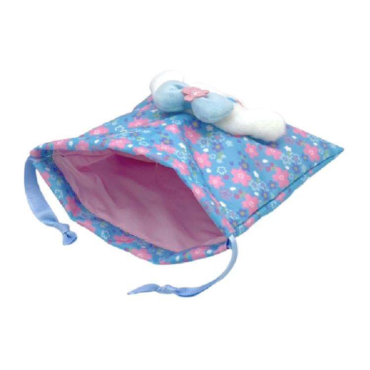 Sanrio|Sakura Kimono Drawstring Pouch|H18×W18×D3cm approx.