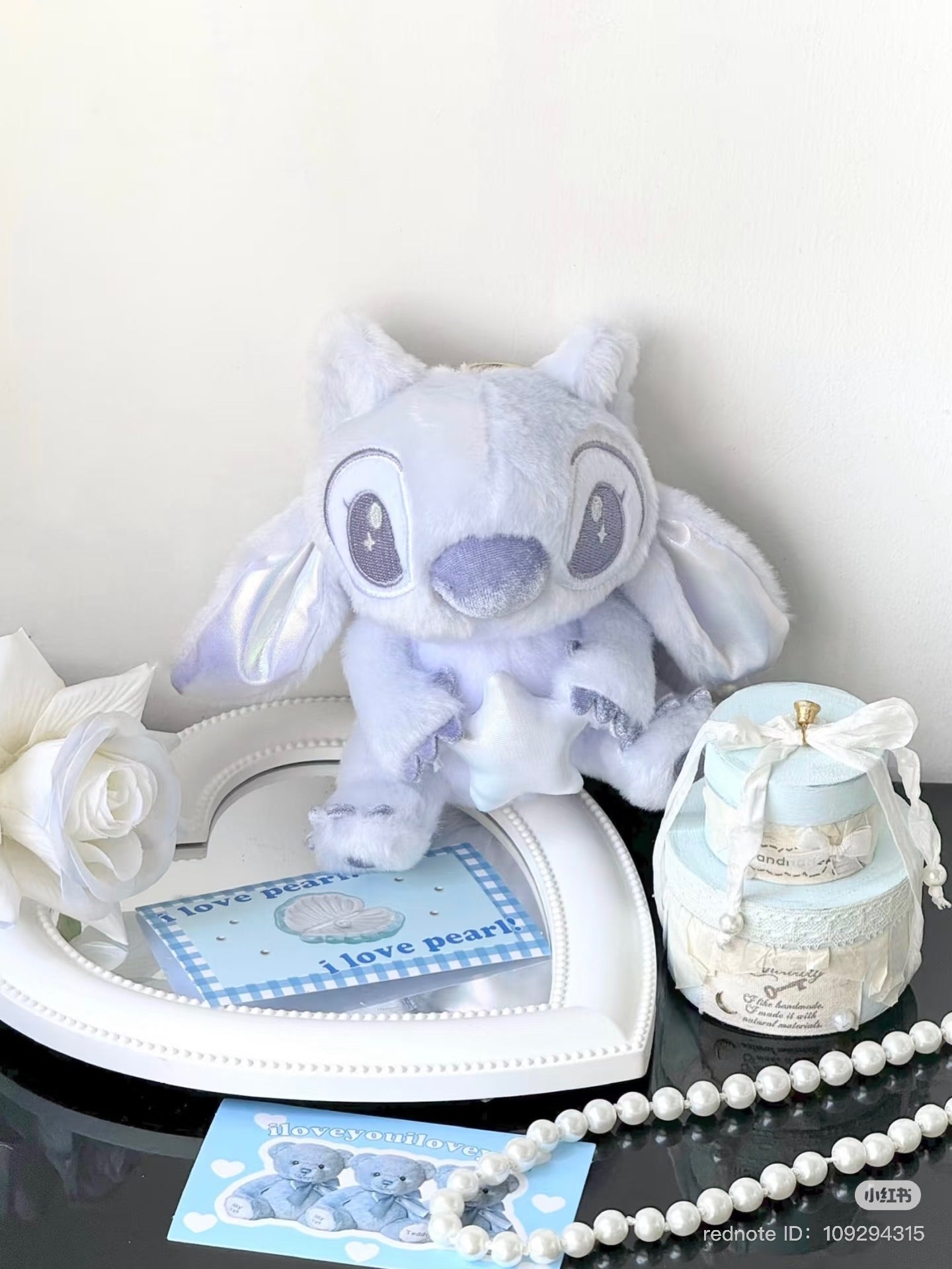 Disney SH|心愿派对系列抱星星坐姿毛绒挂件