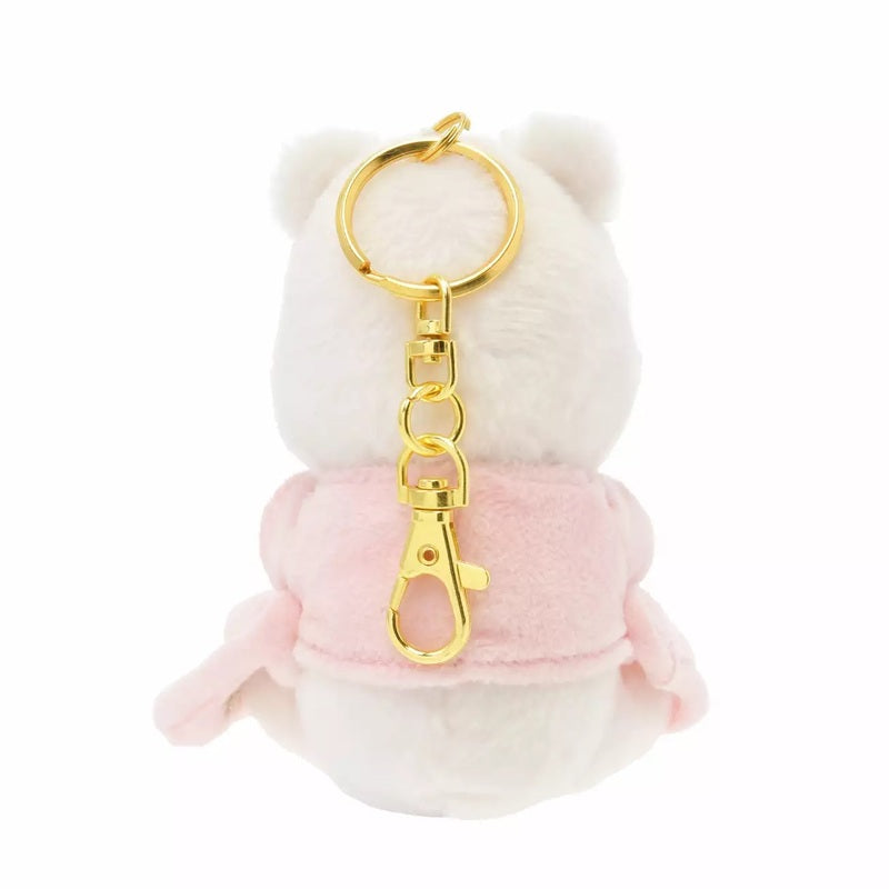 Disney|2023 Winnie the pooh小熊维尼White pooh白色冬日东京限定粉色抱毯挂件|約 高11.5 x 寬 9.5 x 深 9(cm)