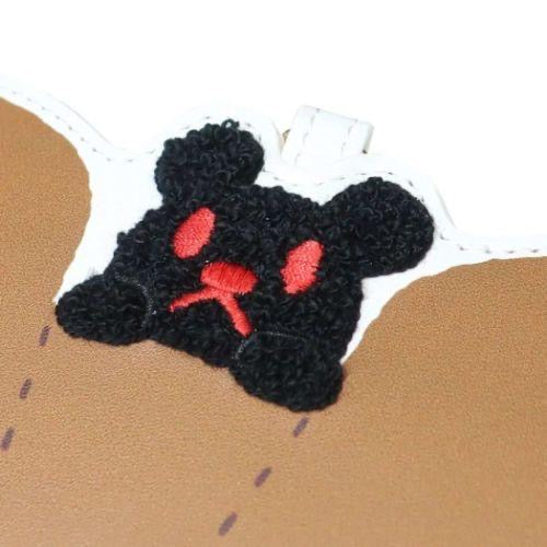 The bear’s school上学熊|大脸熊头可伸缩卡包|约145x125x10mm