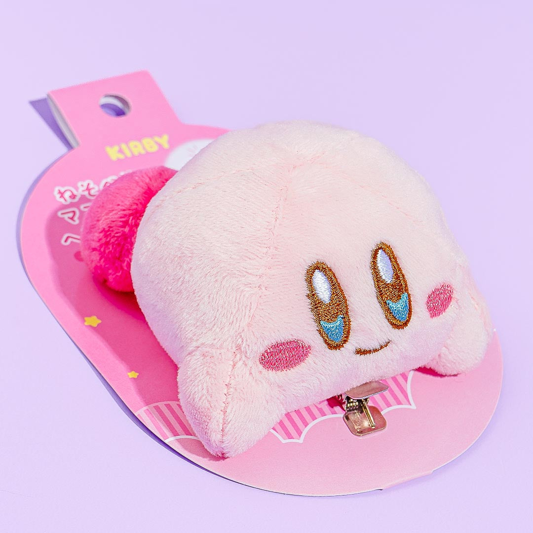 Kirby星之卡比|超可爱星之卡比趴趴毛绒玩偶金属发夹