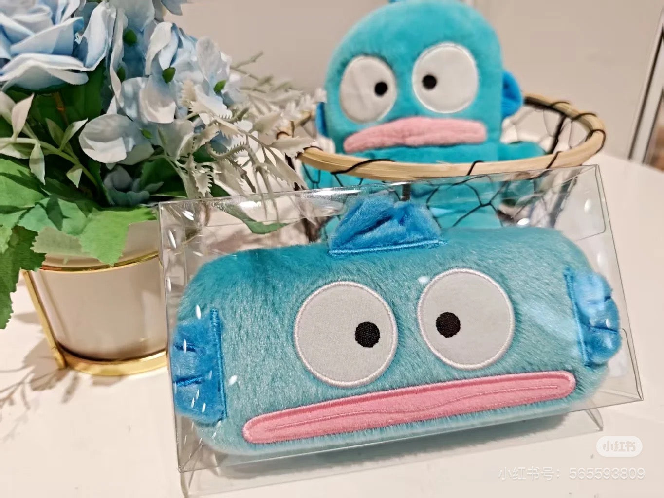 Sanrio|Hangyodon 40th Anniversary Happy Life Glasses Case|16×7.8×3.5cm approx.