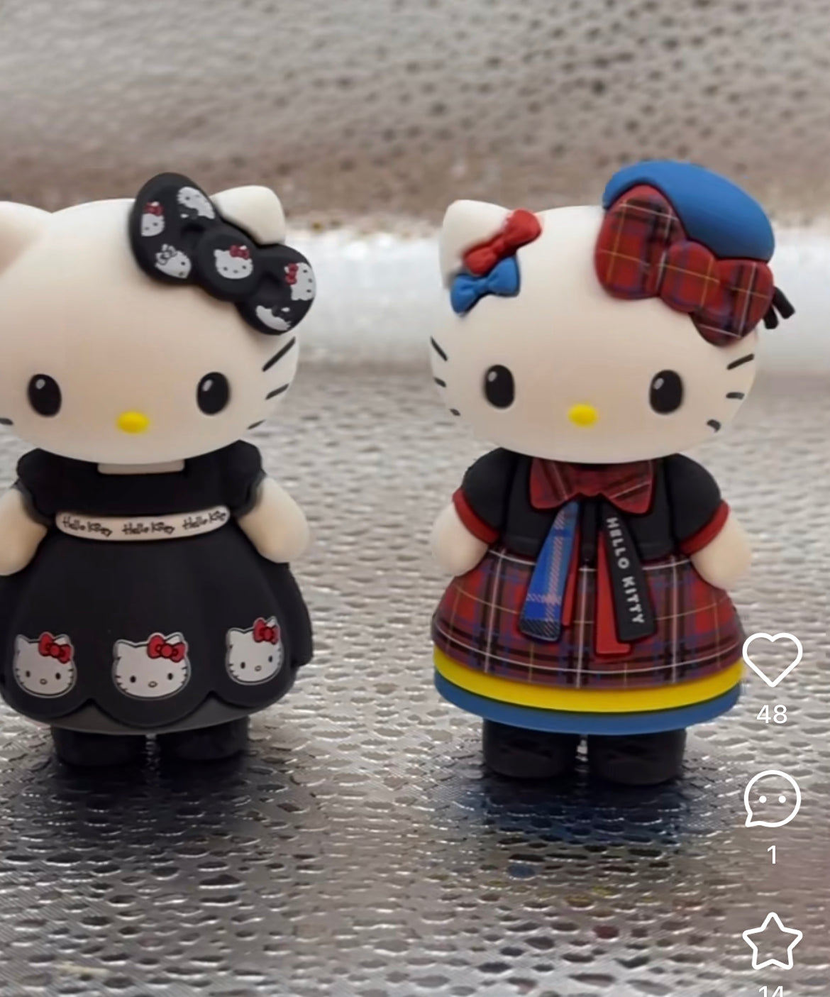 Hello Kitty|Monochrome Girly Twin Coordinate Birthday Doll mystery bag/blind box/All 8 types|1pcs